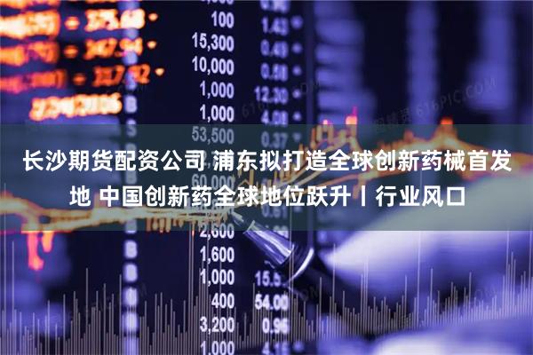 长沙期货配资公司 浦东拟打造全球创新药械首发地 中国创新药全球地位跃升丨行业风口