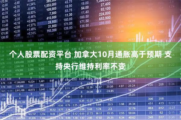 个人股票配资平台 加拿大10月通胀高于预期 支持央行维持利率不变